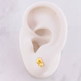 Topos Calavera 1.2g / in / 7.7mm Oro Amarillo 18K
