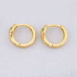 Hoop Earrings Snake 2g / 1/2 in Yellow Gold 18K