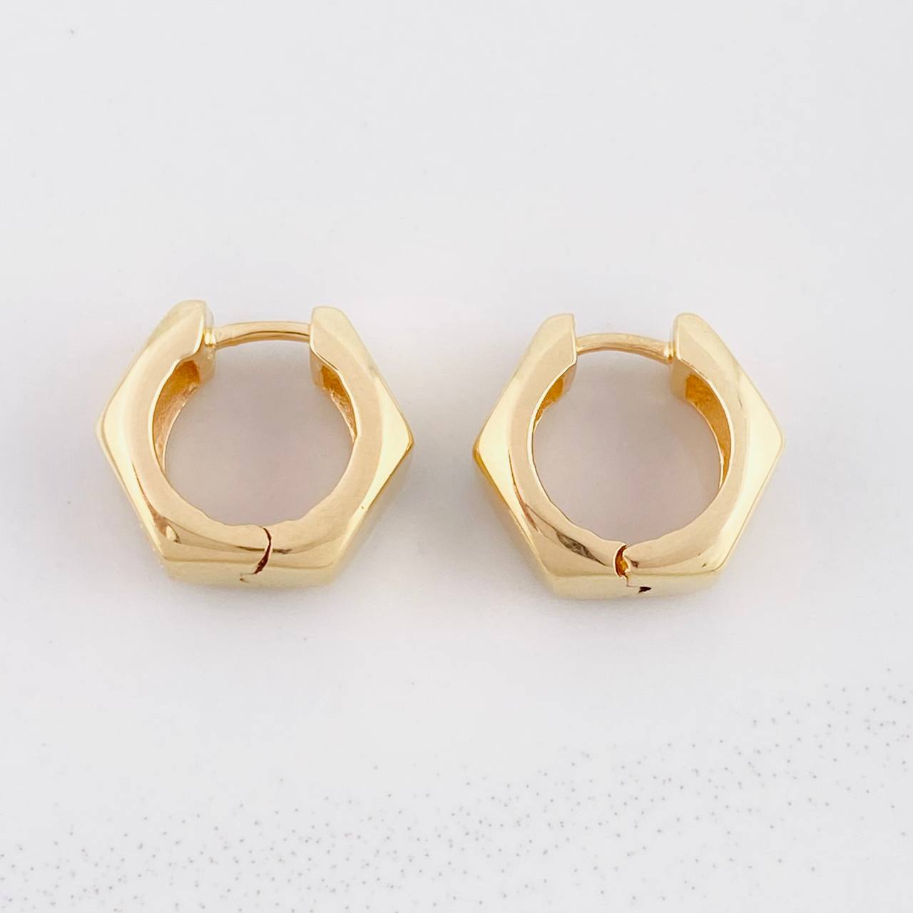 Candongas Tribal 3.85g / 1/2 in Oro Amarillo 18K