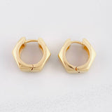 Candongas Tribal 3.85g / 1/2 in Oro Amarillo 18K