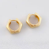 Candongas Tribal 3.85g / 1/2 in Oro Amarillo 18K