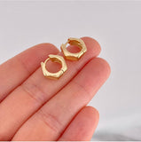 Candongas Tribal 3.85g / 1/2 in Oro Amarillo 18K
