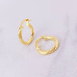 Candongas Mary 1.15g / 3/4 in Oro Amarillo 18K