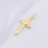 Dije Cruz Cristo 0.7g / 1 in Oro Amarillo 18K