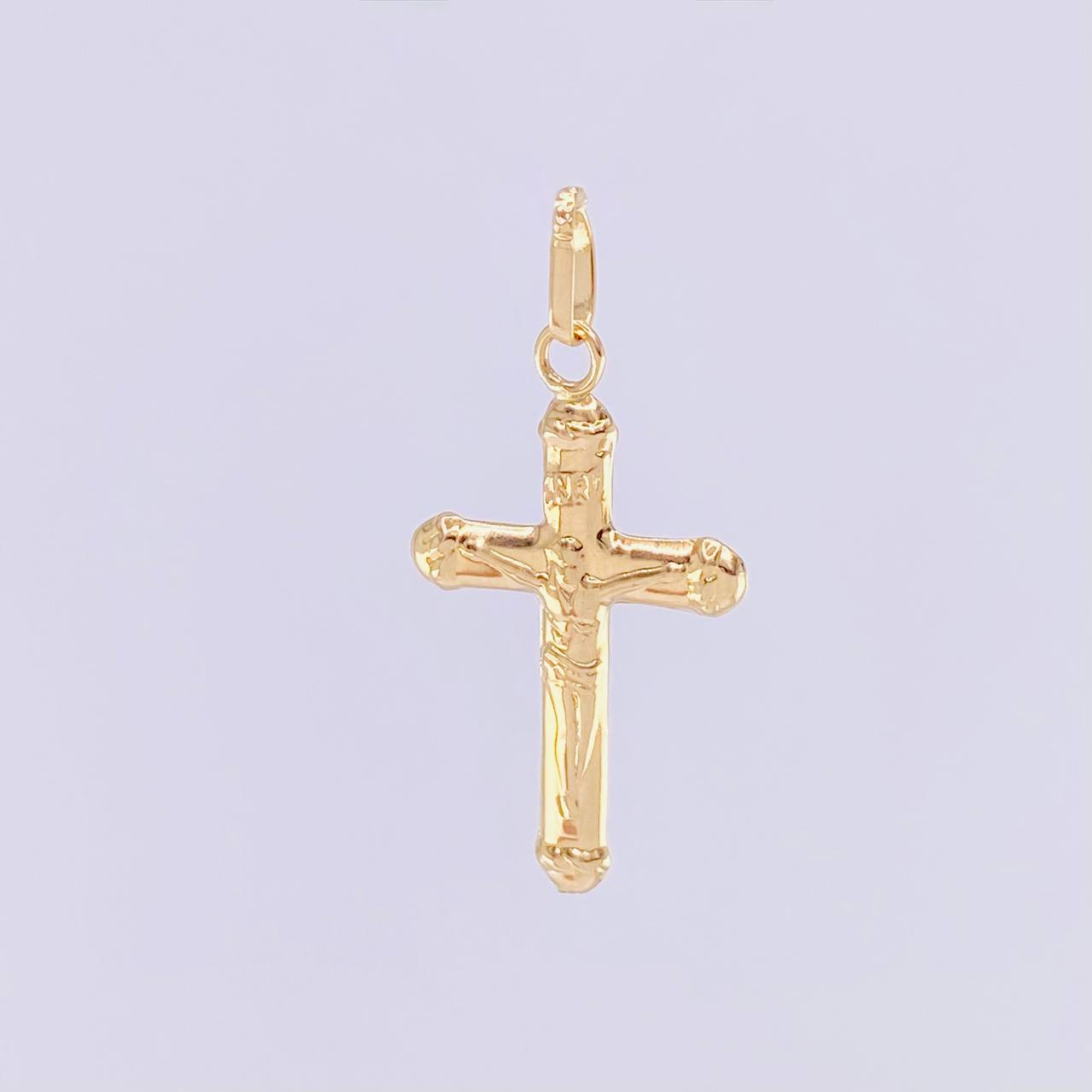 Dije Cruz Cristo 0.7g / 1 in Oro Amarillo 18K