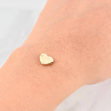 Charm Heart 0.35g / 1/2 in 18K Yellow Gold