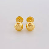 Topos Bola Diamantada 0.75 g / in / 6 mm Oro Amarillo 18K