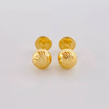 Topos Bola Diamantada 0.9g / in / 7mm Oro Amarillo 18K
