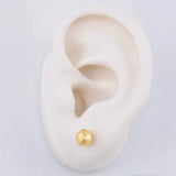 Topos Bola Diamantada 0.9g / in / 7mm Oro Amarillo 18K