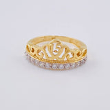 Quinceañera Crown Ring 2.55 g / T5 3/4 Yellow Gold 18K