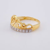 Quinceañera Crown Ring 2.55 g / T5 3/4 Yellow Gold 18K