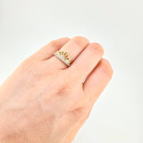 Quinceañera Crown Ring 2.55 g / T5 3/4 Yellow Gold 18K