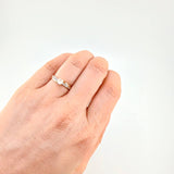 Double Splendor Solitaire Ring 2.05 g / T6 1/4 18K Yellow Gold