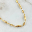 Cadena Rustica Dubai Rayado 9.3gr / 60cm / Oro 18K