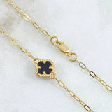 Clover Chain Continuous ring 6.4gr / 19.7in / 18K Gold ©