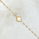 Clover Chain Continuous hoop 6.5gr / 50cm / 18K Gold ©