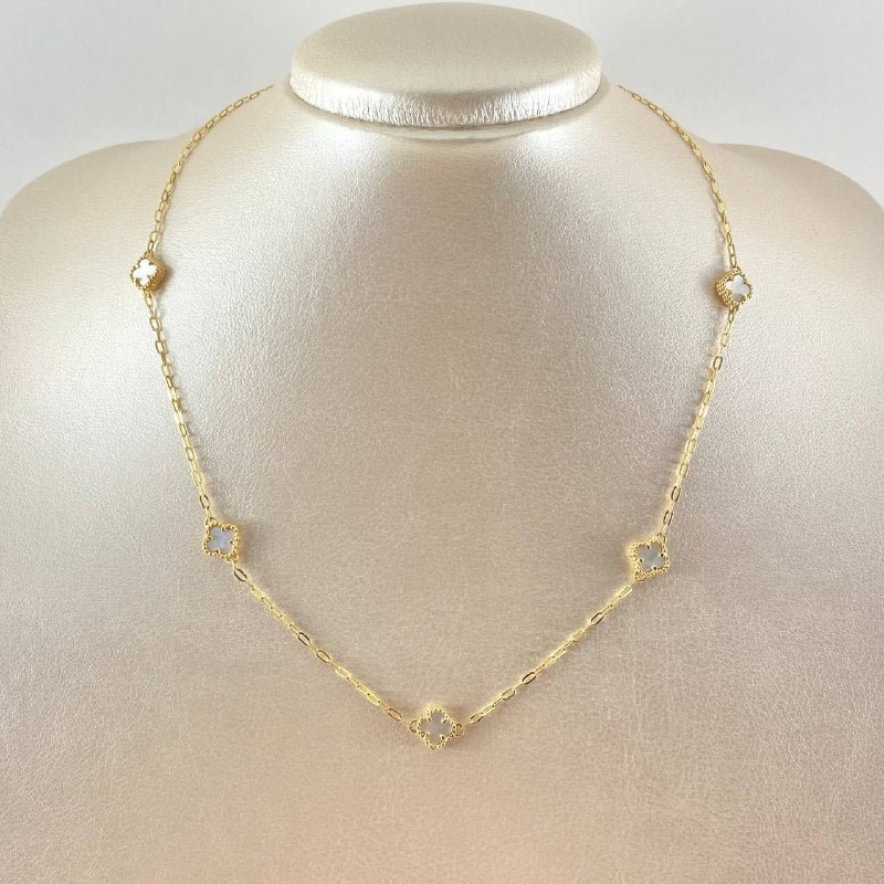 Cadena Trebol Aro seguido 6.15gr / 45cm / Nac.Esp. Oro 18K