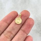 Dije Letra I Mate 0.55 g / 1/2 in Oro Amarillo 18K