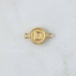 Charm Letter D 0.45gr / 1.5cm / Yellow Gold Edged Circle 18K