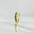 Pendant Omega 2.05gr / 1.4cm Emeralds 54pts Yellow Gold (Jewelry Offer)