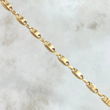 Pulso Rustico Barril 4.5gr / 20cm / 4mm Liso Oro Amarillo 18K
