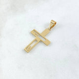 Dije Cruz Silueta 1.8gr / 3.2cm-Oro Amarillo 18K ©