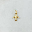 Pendant Airplane 0.4gr / 1.7cm-Smooth 18K Yellow Gold ©