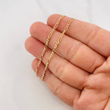 Cadena Fígaro 3.1g / 20 in / 1.9mm Oro Amarillo 18K