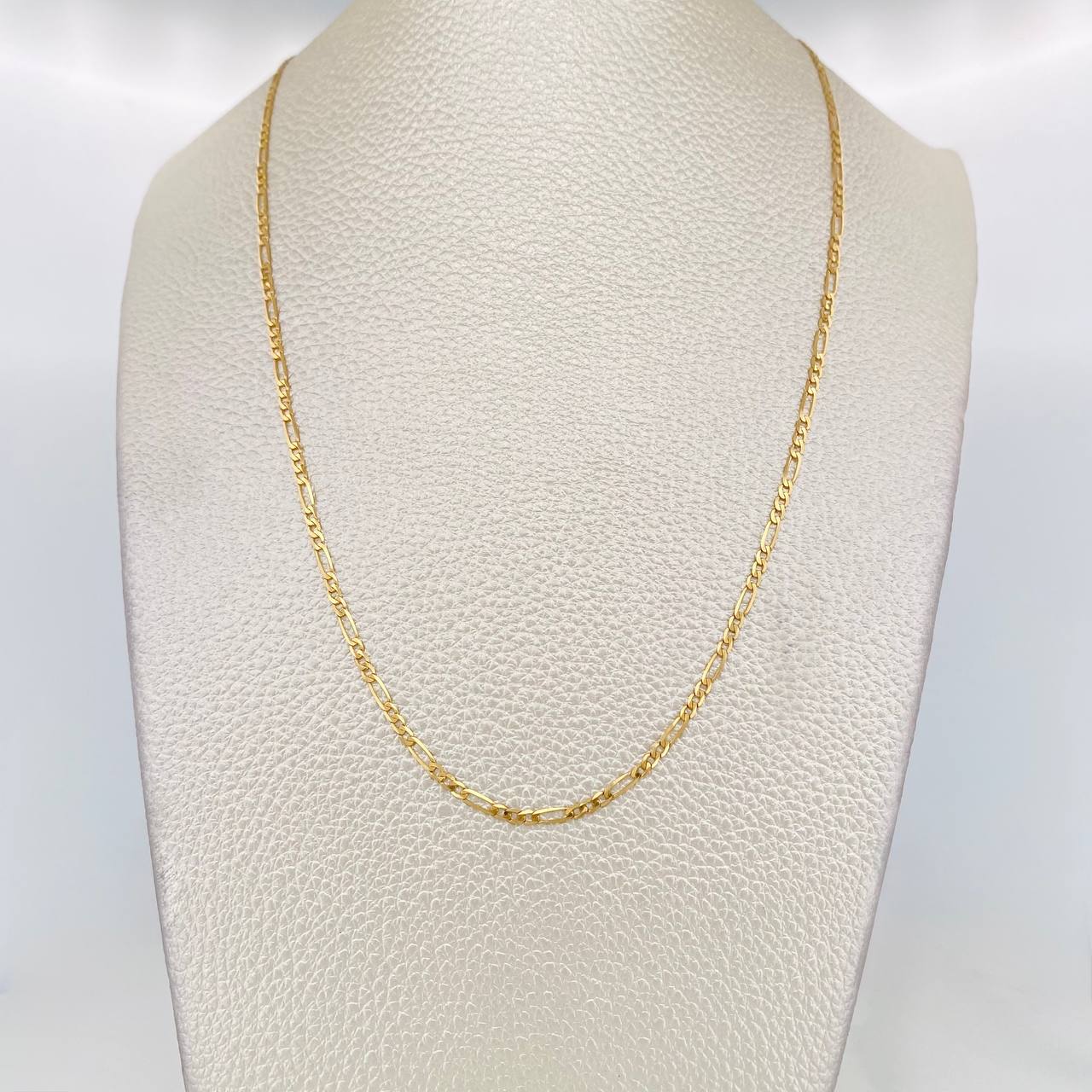 Cadena Fígaro 3.1g / 20 in / 1.9mm Oro Amarillo 18K