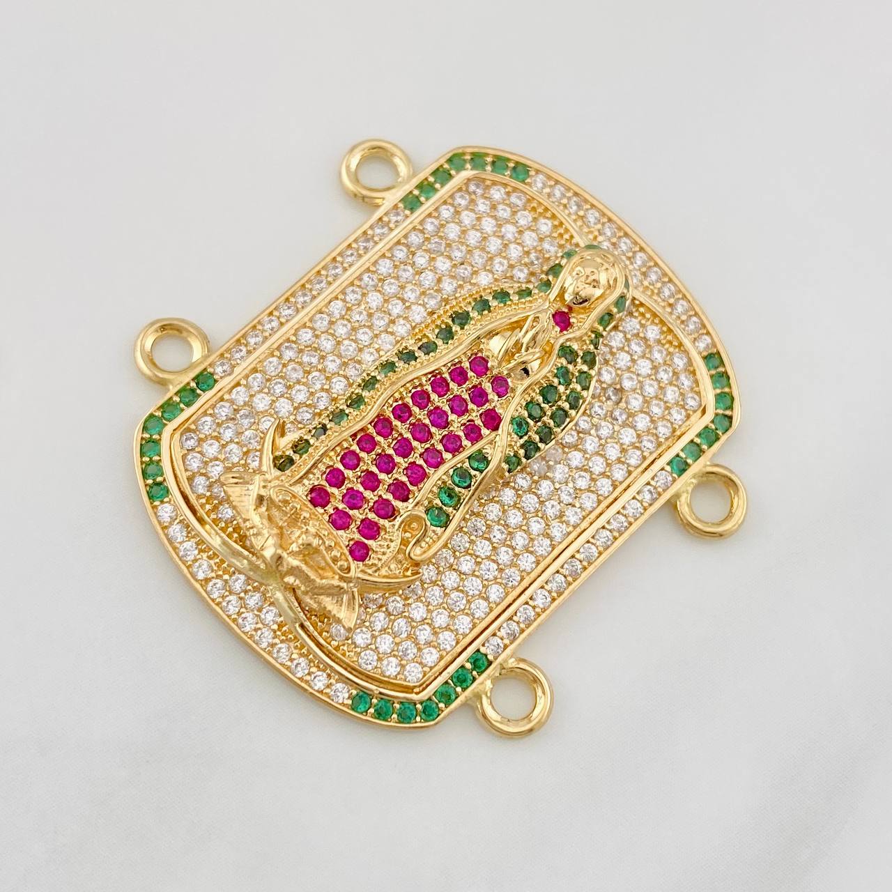 Charm Virgin of Guadalupe 10.15g / 1 1/4 in Yellow Gold 18K