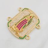 Charm Virgin of Guadalupe 10.15g / 1 1/4 in Yellow Gold 18K