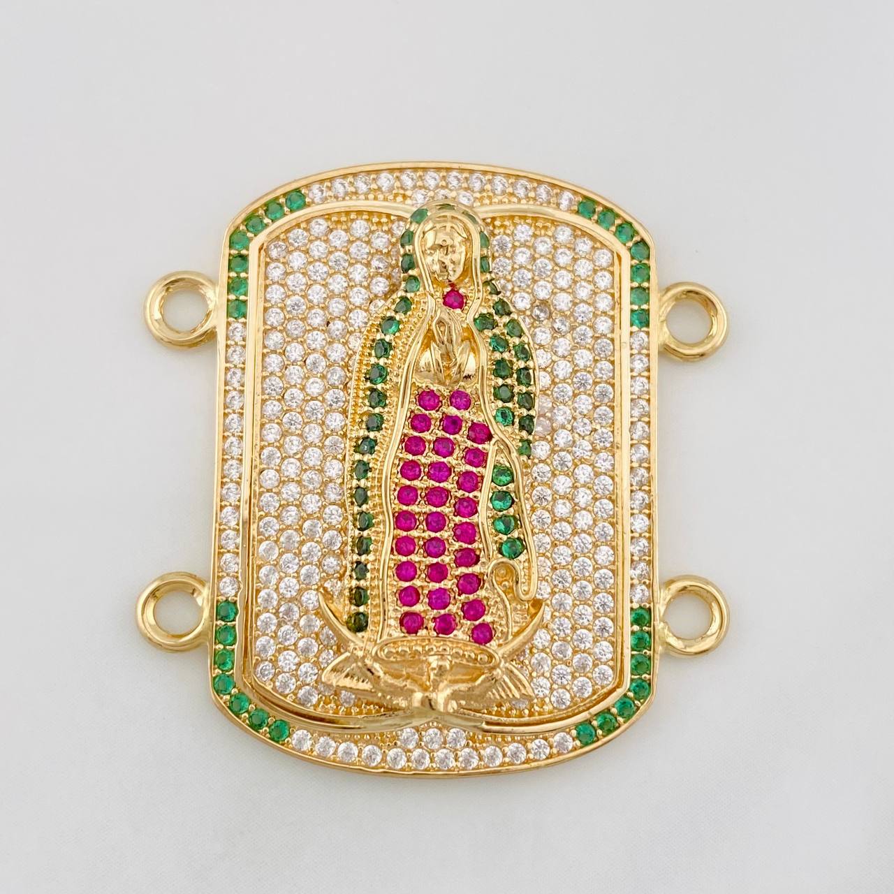 Charm Virgin of Guadalupe 10.15g / 1 1/4 in Yellow Gold 18K