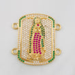 Charm Virgin of Guadalupe 10.15g / 1 1/4 in Yellow Gold 18K