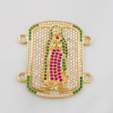 Charm Virgin of Guadalupe 10.15g / 1 1/4 in Yellow Gold 18K