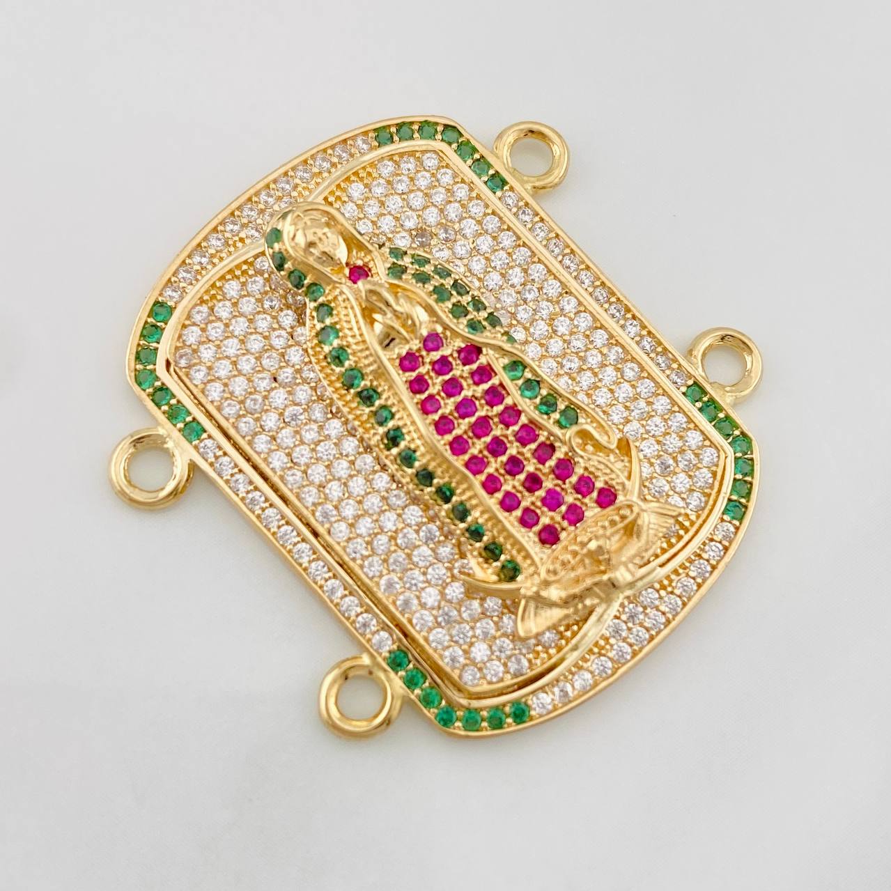 Charm Virgin of Guadalupe 10.15g / 1 1/4 in Yellow Gold 18K