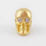 Herraje Calavera 3.4gr / 1/2 in / 5mm Oro Amarillo 18K ©
