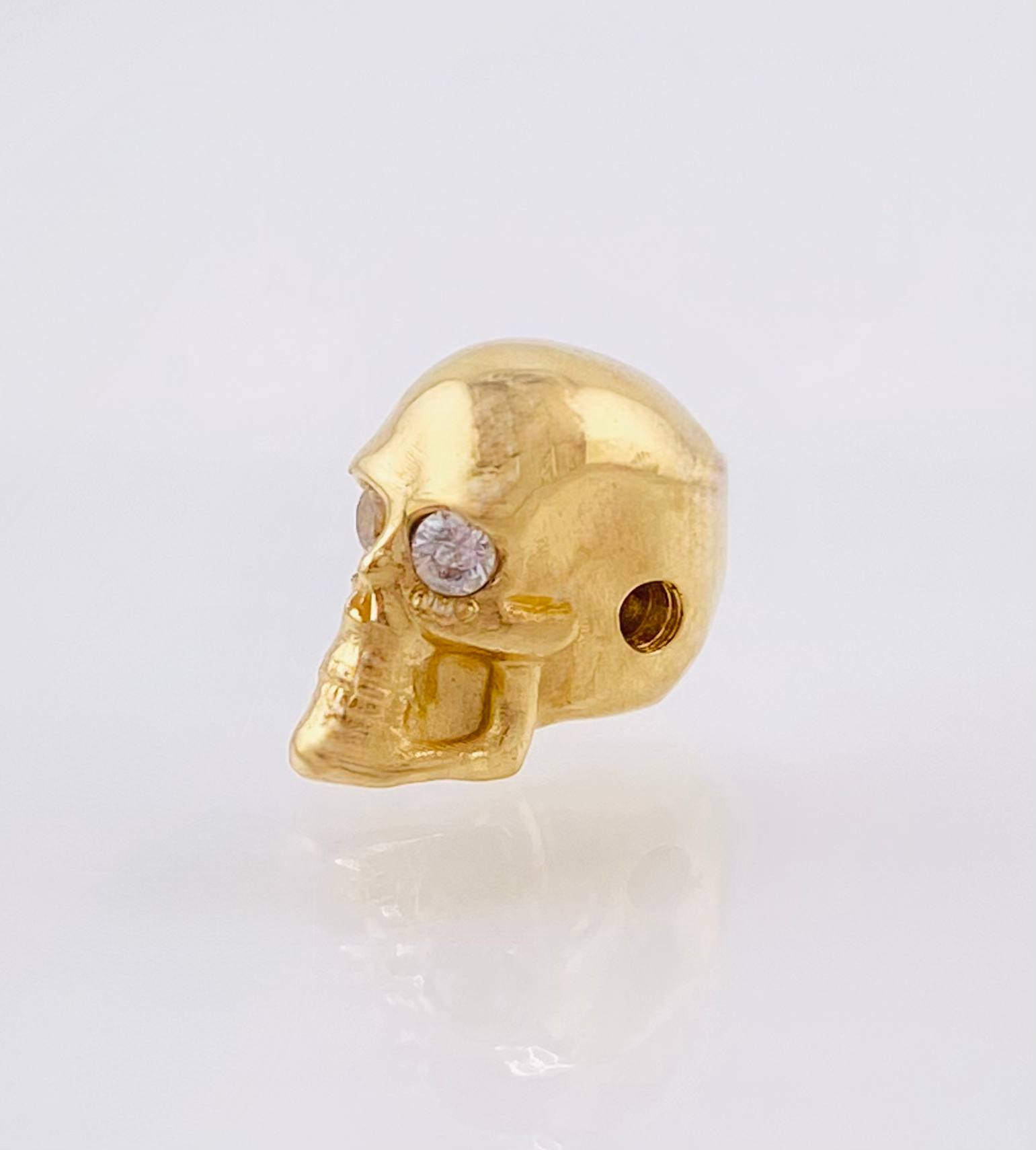 Herraje Caravera Tambor 3.4gr / 1/2 in / Oro Amarillo 18K