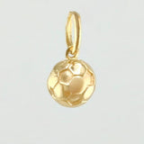 Dije Futbol Balon 1.8gr / 1/2 in / Oro Amarillo 18K