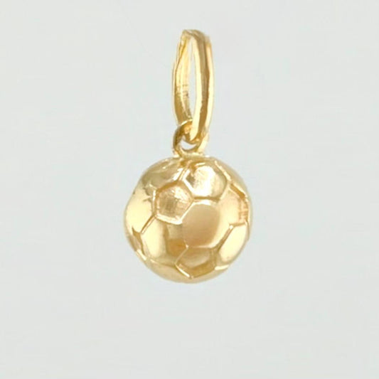 Dije Fulbol Balon 1.9gr / 1/2 in / Oro Amarillo 18K
