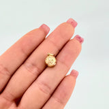 Dije Futbol Balon 1.8gr / 1/2 in / Oro Amarillo 18K