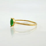 Anillo Solitario Gota 0.9gr / T6 1/4 / Oro Amarillo 18K *