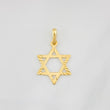Pendant Star of David 0.8g / 1 in Yellow Gold 18K