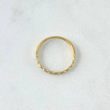 Braided Ring 1.4gr / T8 / Smooth 18K Yellow Gold ©