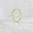 Braided Ring 1.45gr / Size 7 1/4 / Smooth 18K Yellow Gold