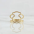 Bear Ring TS 2.55gr / Size 6 / Smooth 18K Yellow Gold *