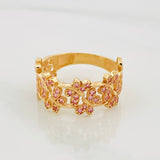 Anillo Libélulas 3.6g / T7 Oro Amarillo 18K