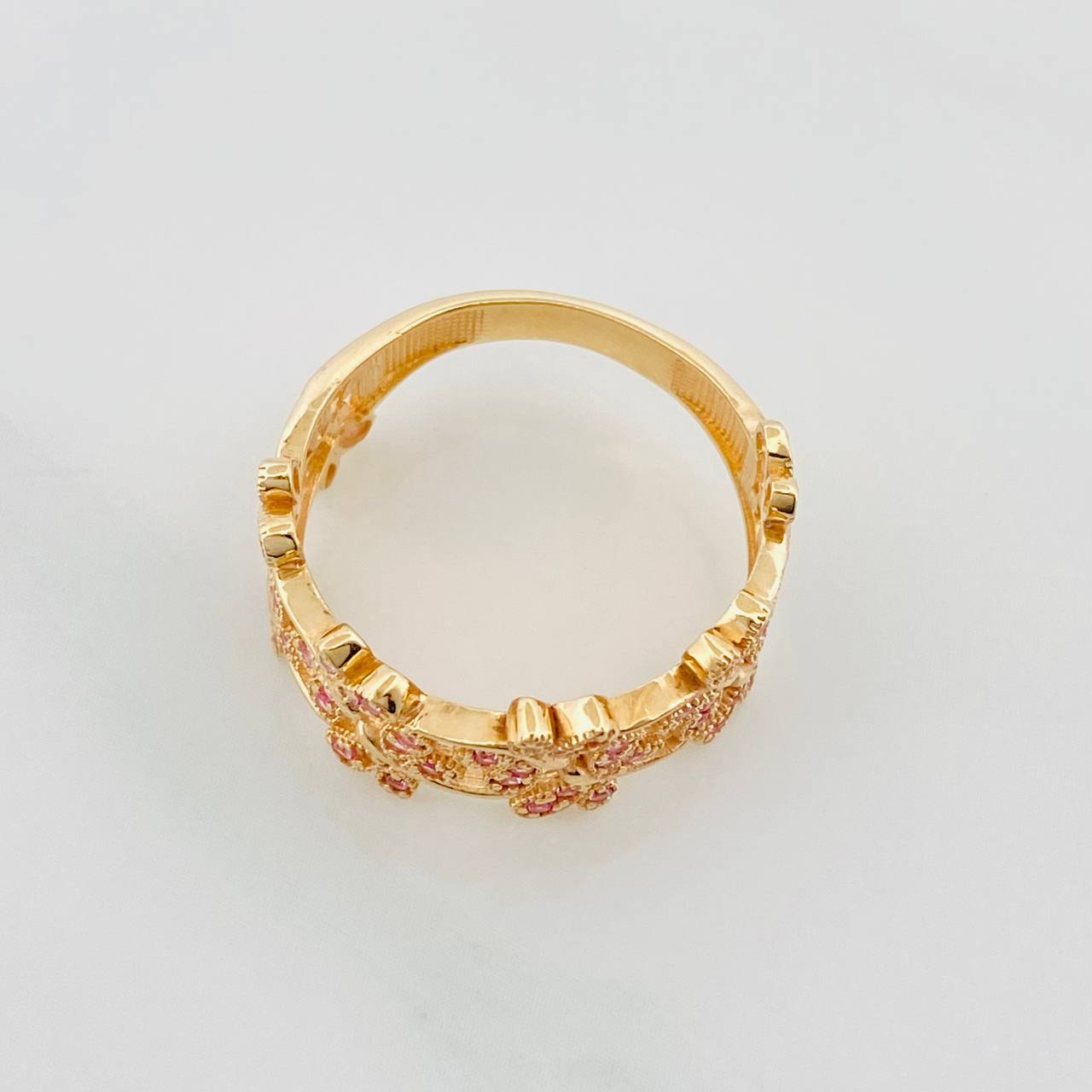 Anillo Libélulas 3.6g / T7 Oro Amarillo 18K