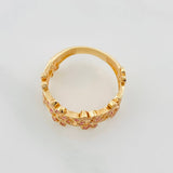 Anillo Libélulas 3.6g / T7 Oro Amarillo 18K