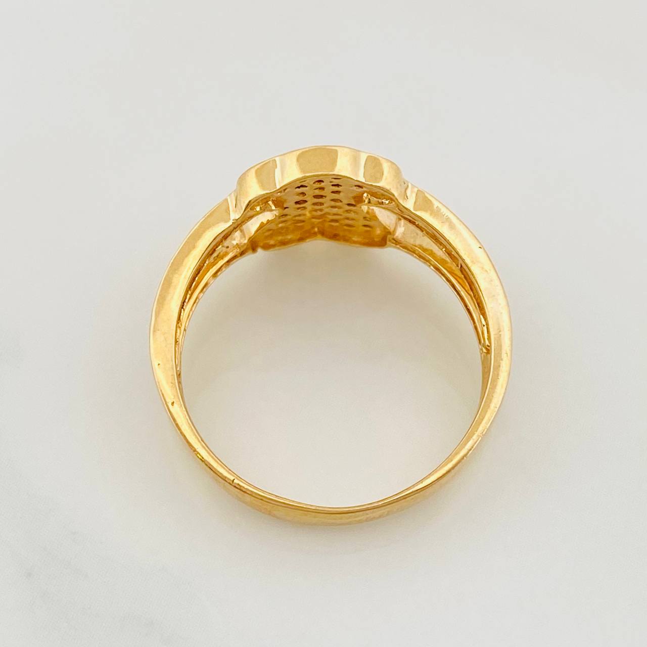 Anillo Oso Ts 3.75g / T6 3/4 Oro Amarillo 18K