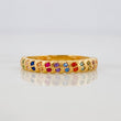 Anillo Entrelazado 1.9g / T6 1/4 Oro Amarillo 18K